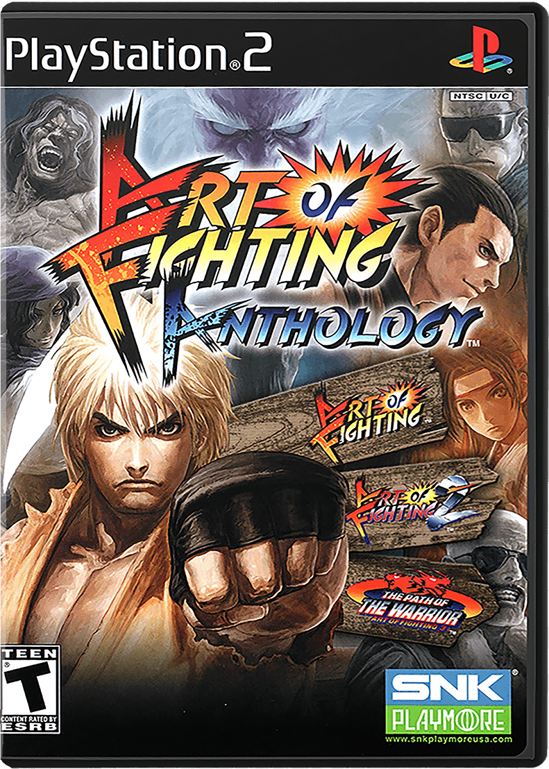Art of Fighting Anthology box art for Playstation 2
